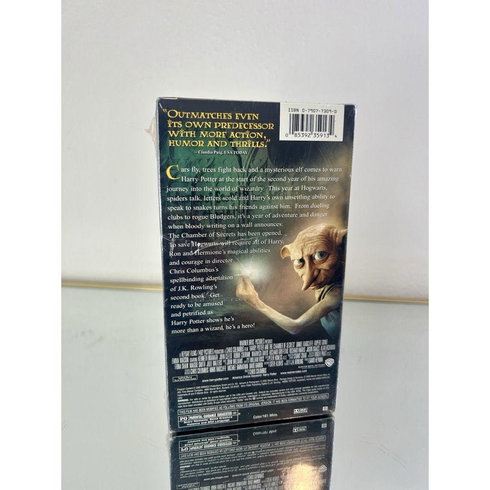 Harry Potter & the‎ Chamber of Secrets (VHS, 2003) Seal A+ - Picture 3 of 6